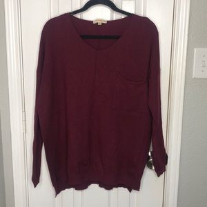 Maroon sweater